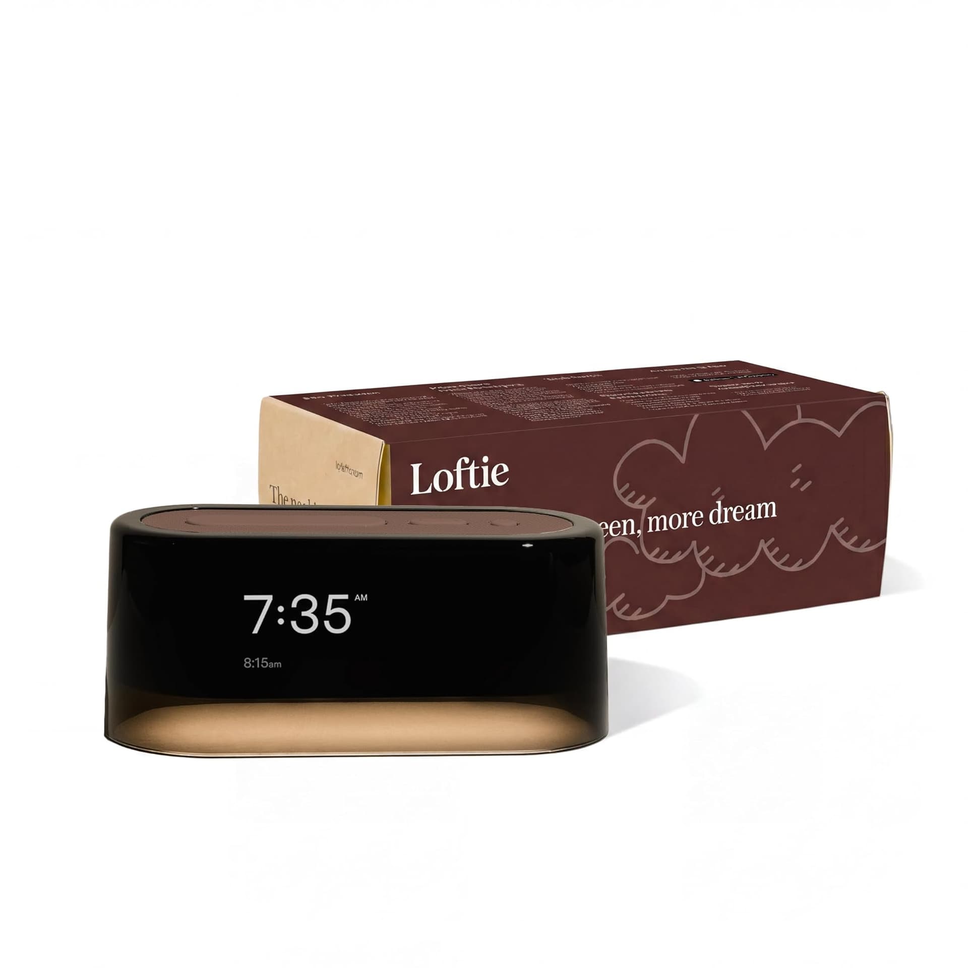 Loftie Sleep Alarm Clock with soft OLED display