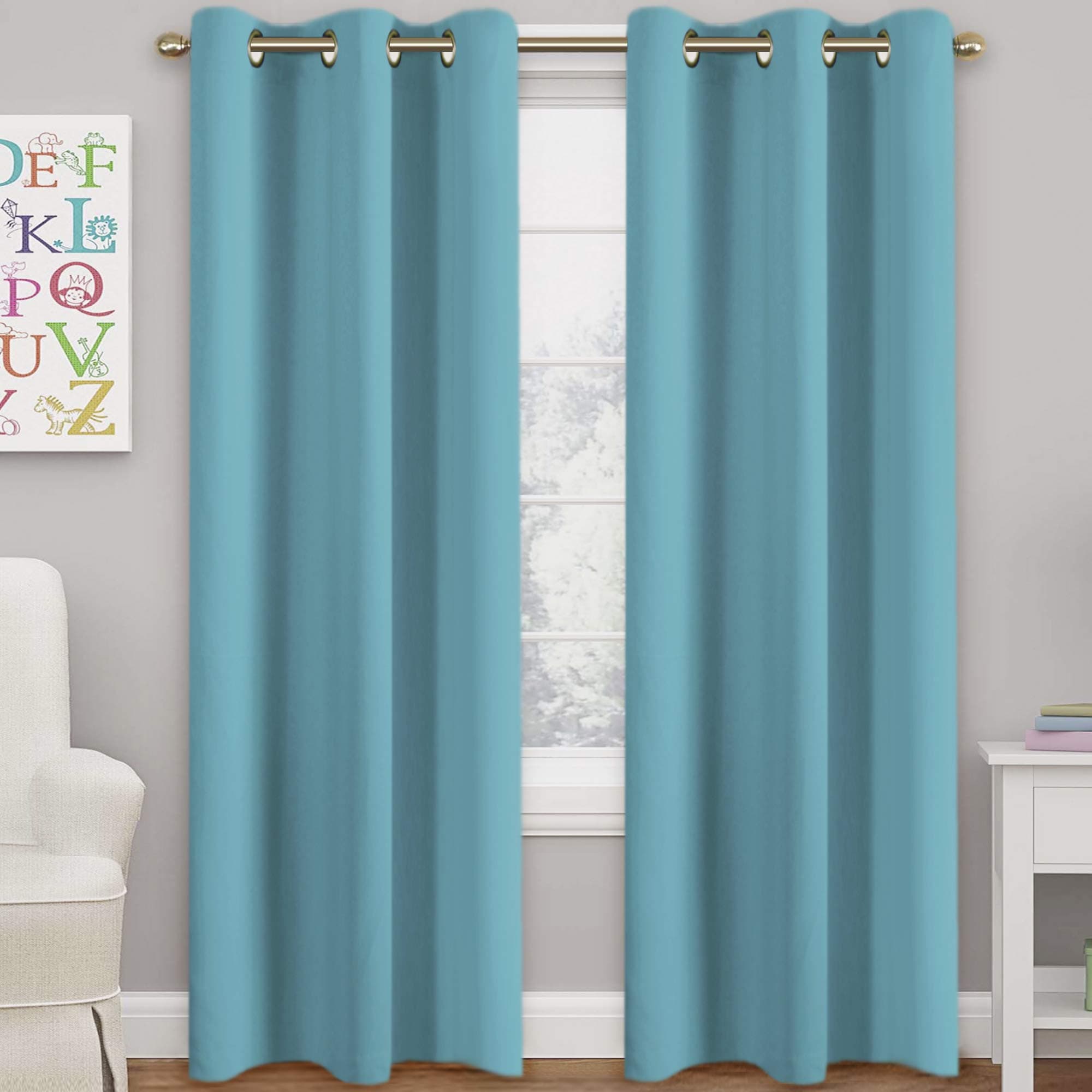 Turquoize Turquoize Velvet Blackout Curtains