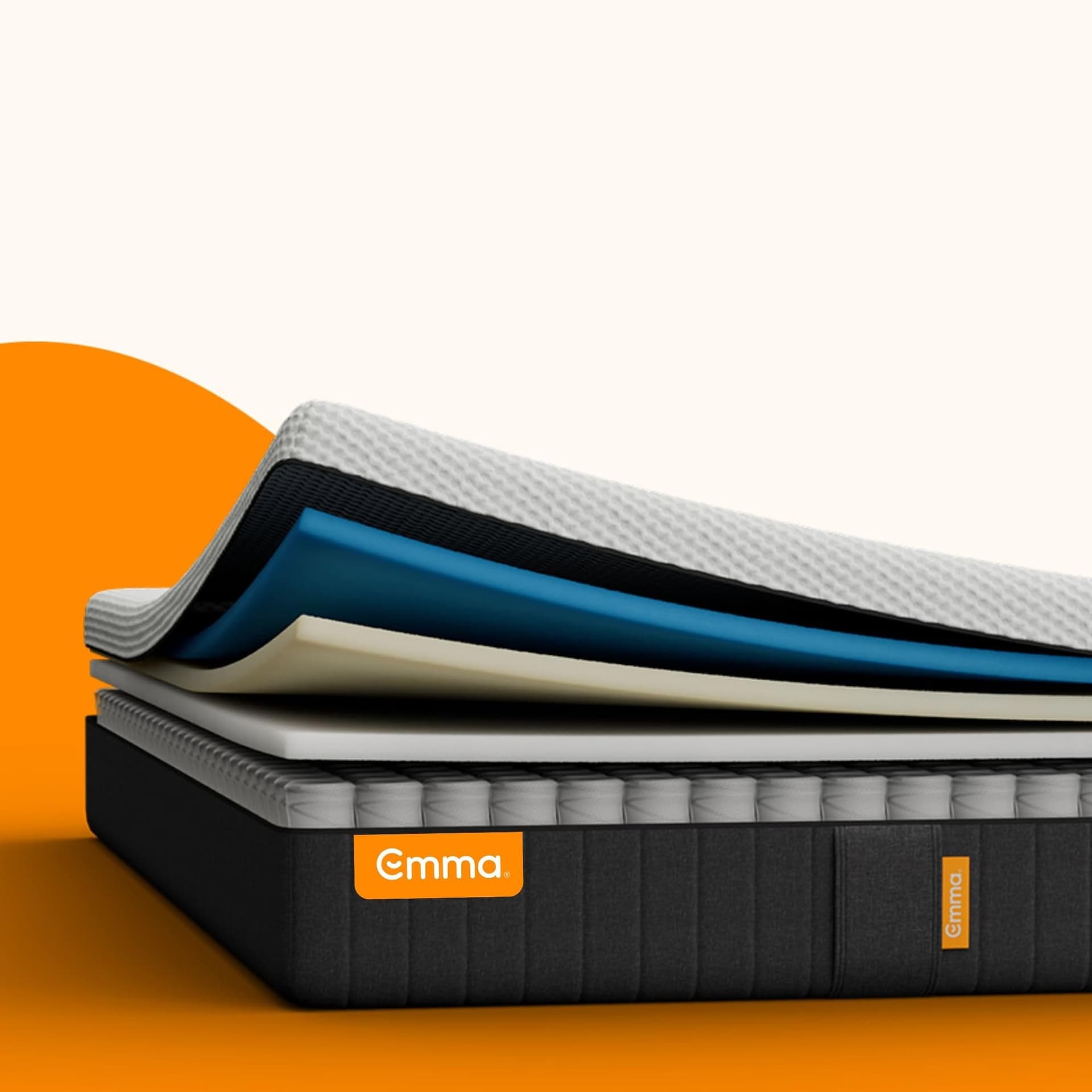 Emma Original Hybrid mattress in a clean modern setting
