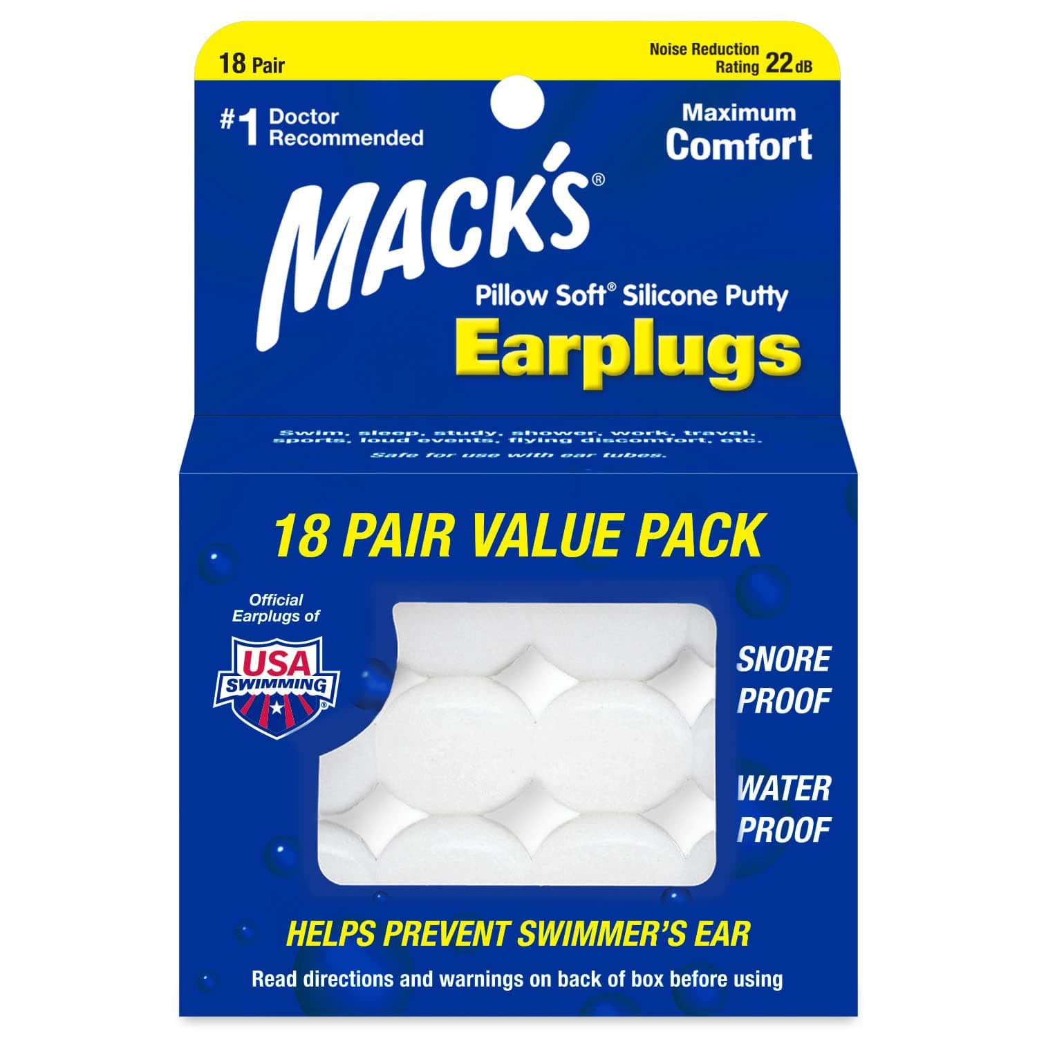 Mack's Mack's Pillow Soft Silicone Earplugs
