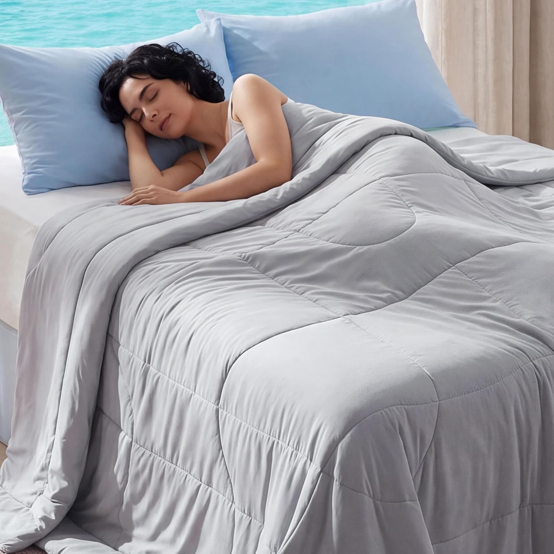 Bedsure Cooling Comforter (Queen) — image 1