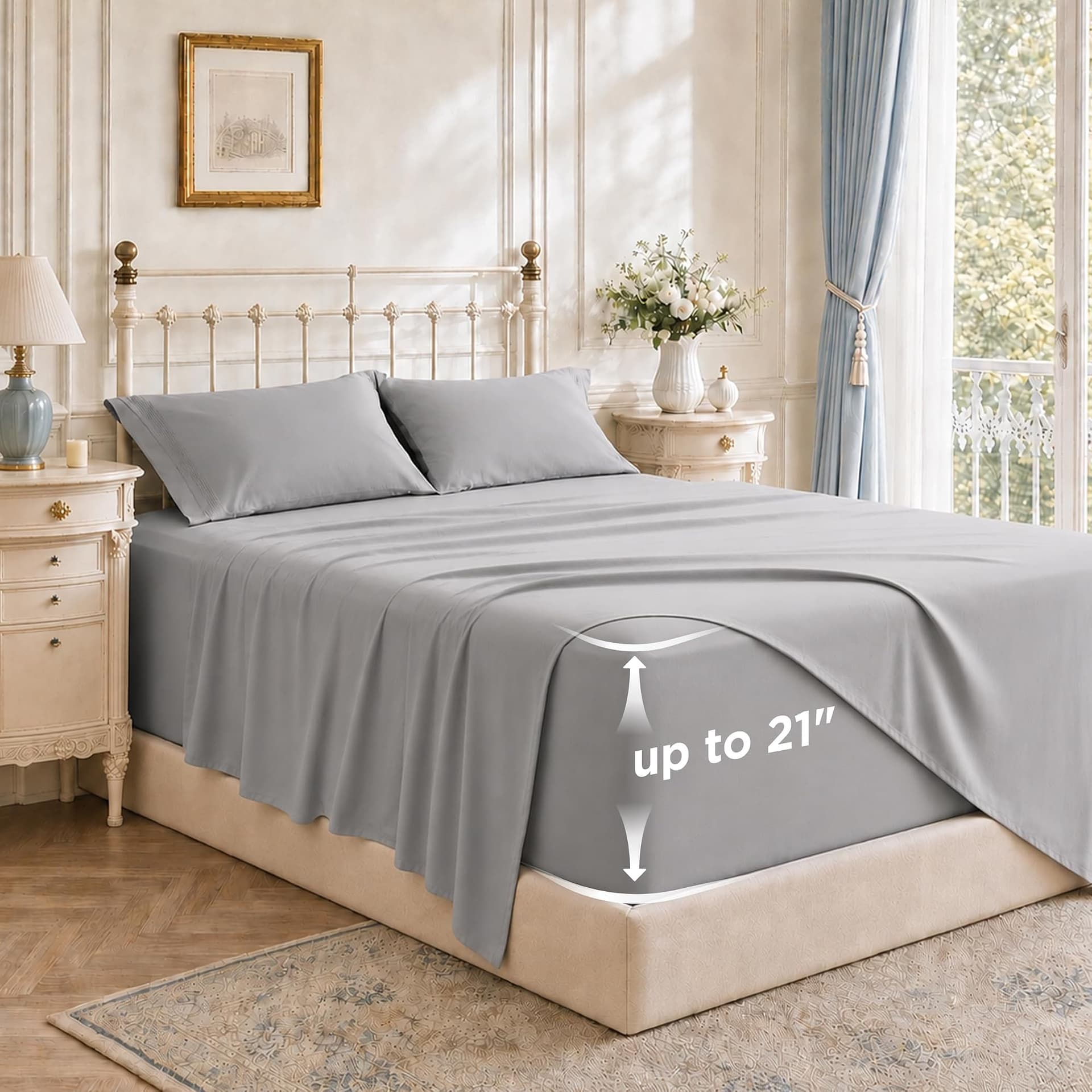 Bedsure deep pocket sheet set