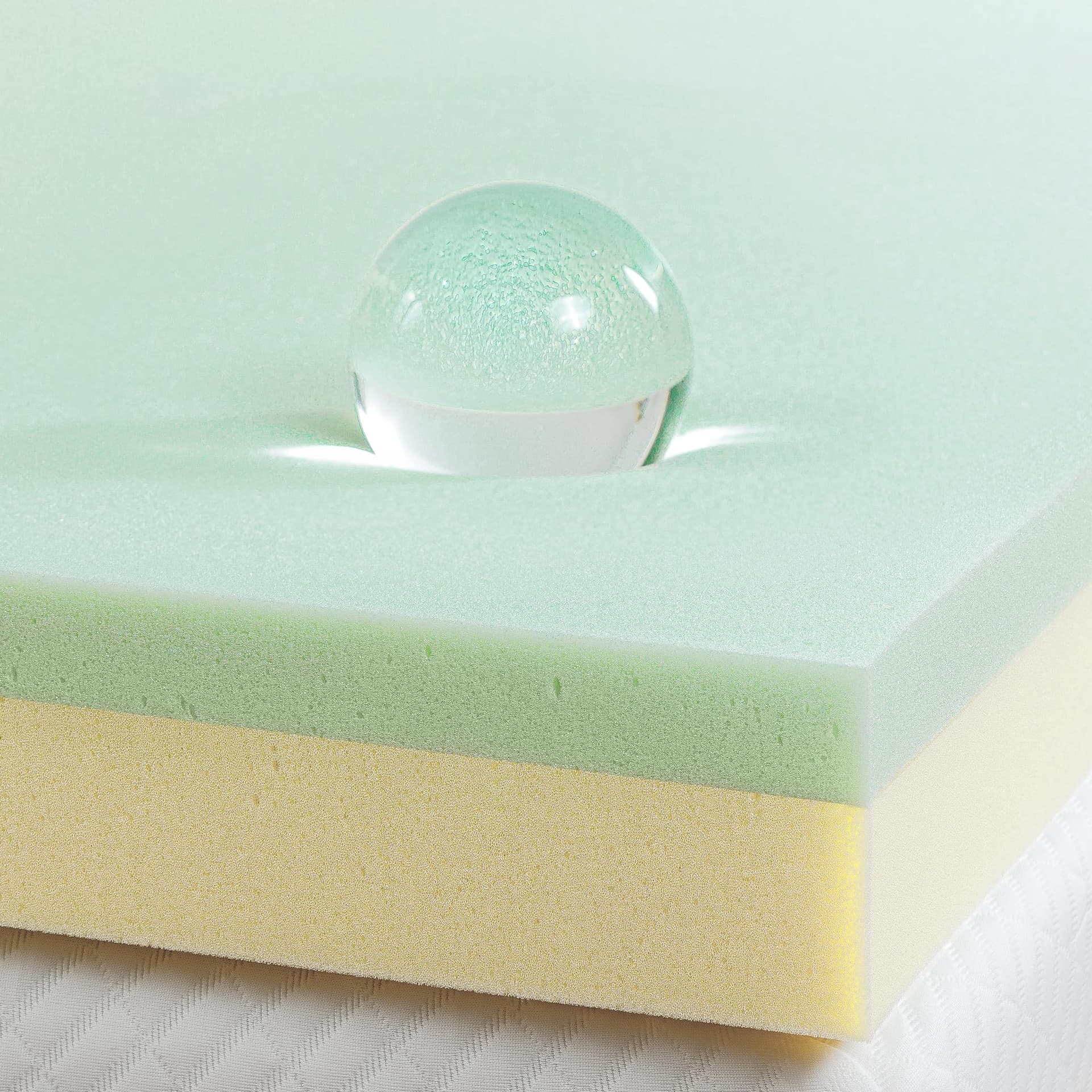 Zinus Zinus 4-Inch Green Tea Memory Foam Topper