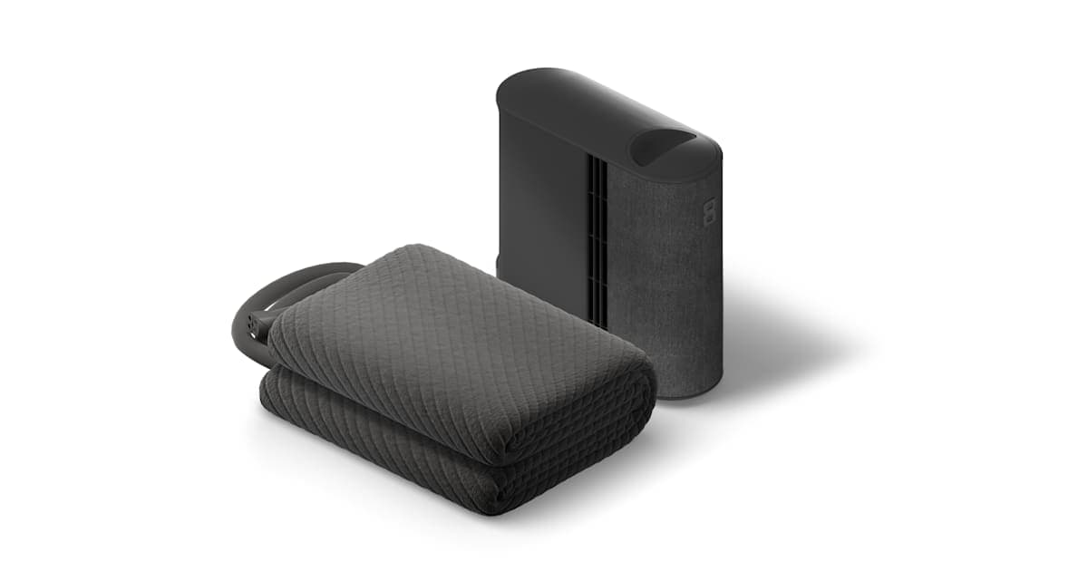 Eight Sleep Pod 4 smart climate-controlled mattress cover on a modern bed