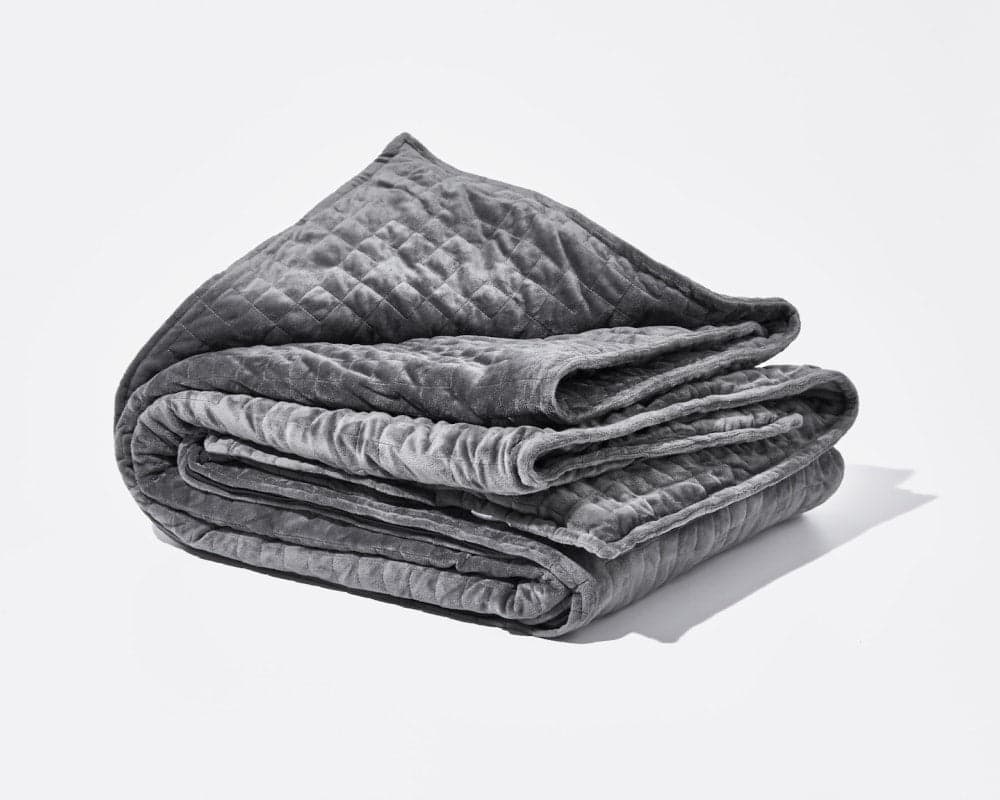 Gravity weighted blanket 15lb in charcoal