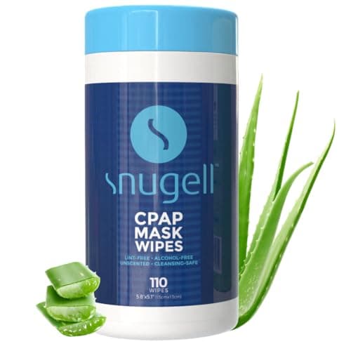 Snugell Unscented CPAP Mask Wipes 110-count canister