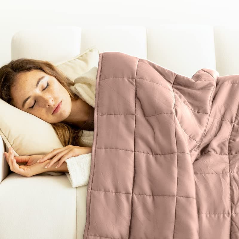 Luna weighted blanket 15lb in navy