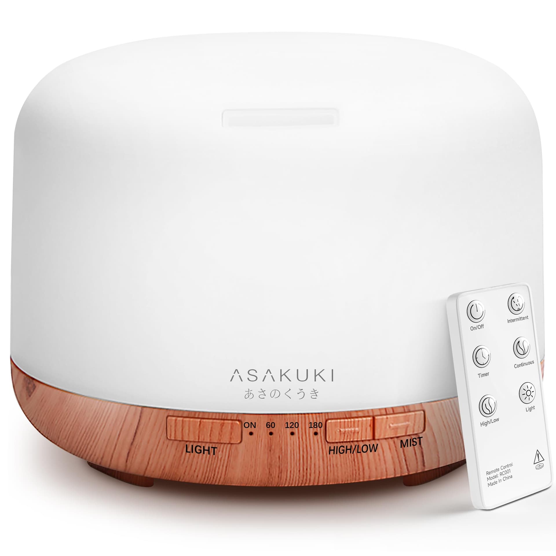 ASAKUKI ASAKUKI 500ml Essential Oil Diffuser