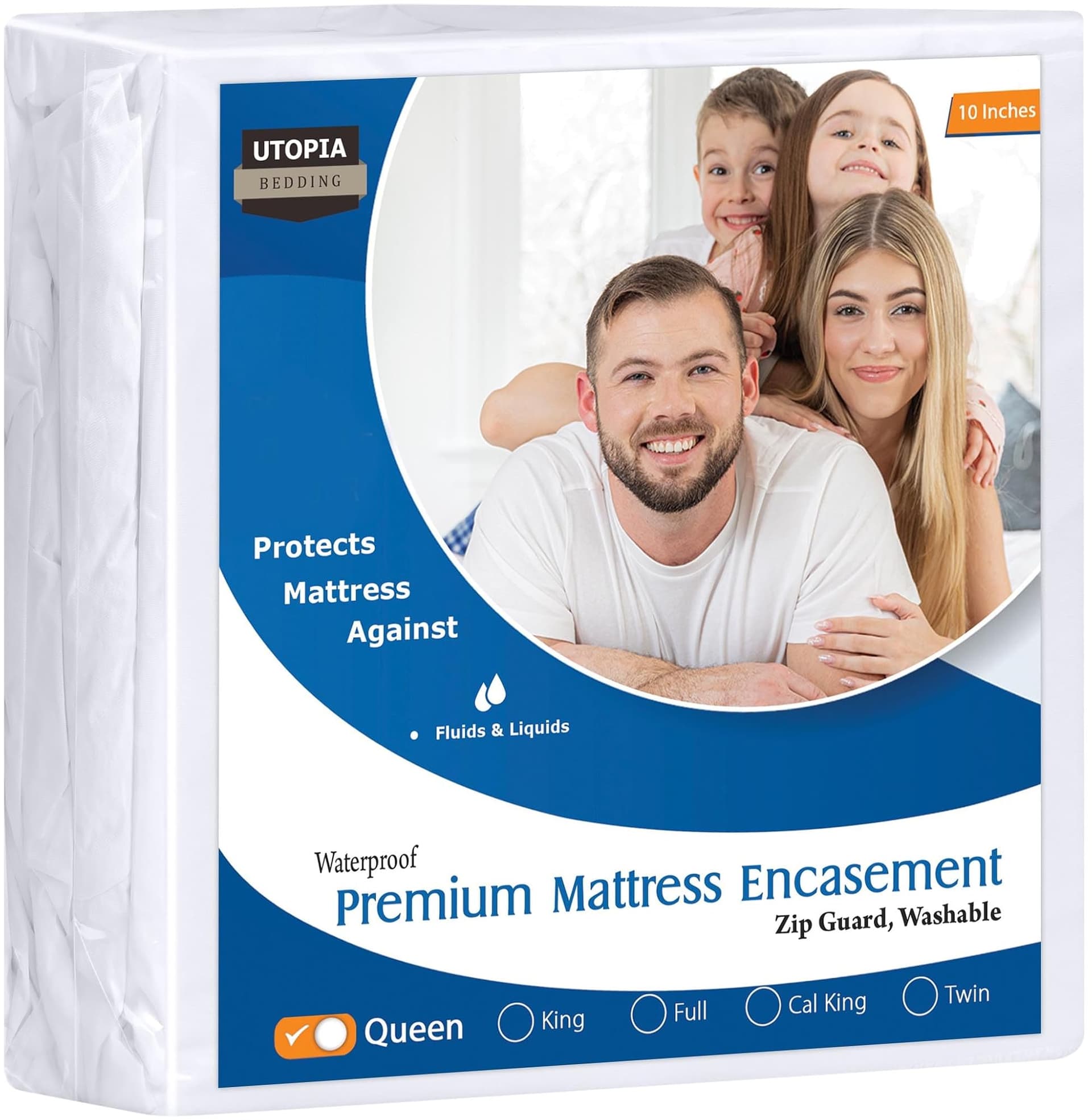 Utopia Bedding Utopia Bedding Waterproof Mattress Protector