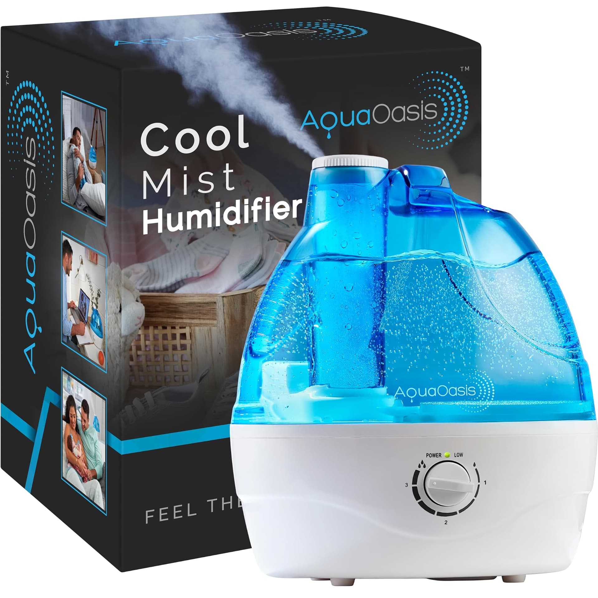 AquaOasis AquaOasis Cool Mist Humidifier (2.2L)