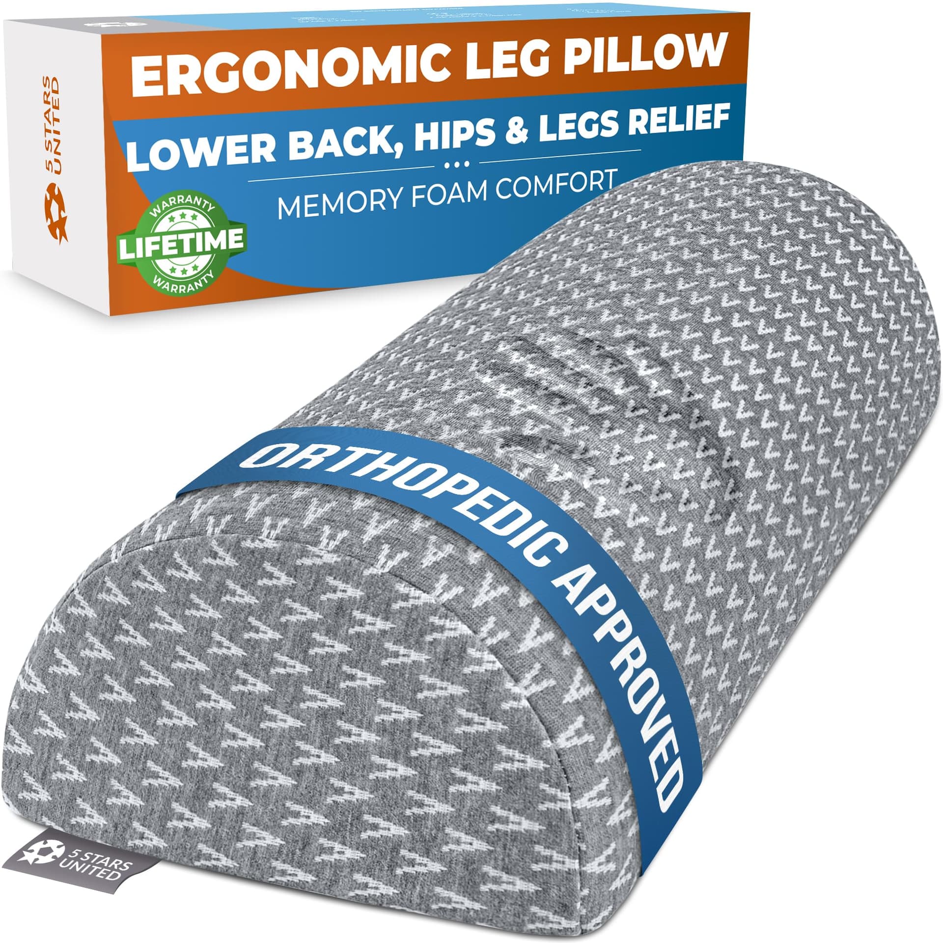 5 STARS UNITED 5 STARS UNITED Half-Moon Knee Pillow