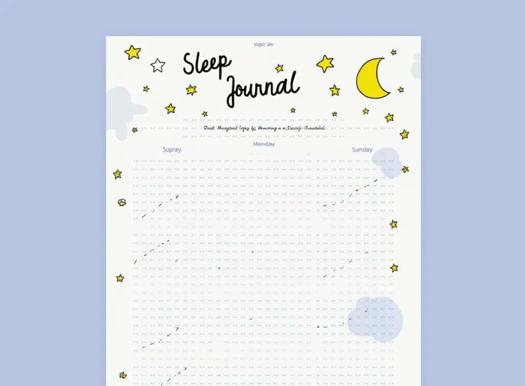 Your Sleep Savior: Well-Designed Sleep Journal Template Unveiled