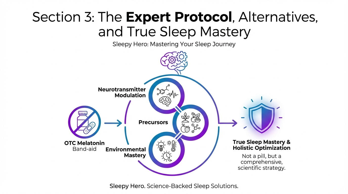 The Melatonin Myth: Why Biohackers Skip the Sleep Aid 3 Section 3: The Expert Protocol, Alternatives, and True Sleep Mastery